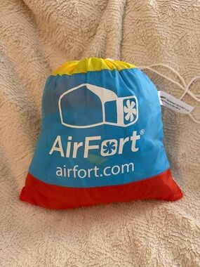 AirFort Packable Inflatable Play Fort - Blue/Red/Yellow